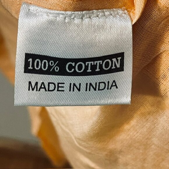 Olivia James The Label Tiered Eyelet Trim Maxi Peasant Dress NWT Size Small - Picture 8 of 10